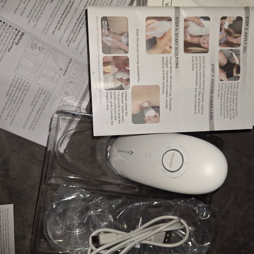 New Body Sculpting LED Lighting Therapy deep massage cupping-heat Face Arms Legs - Picture 7 of 9